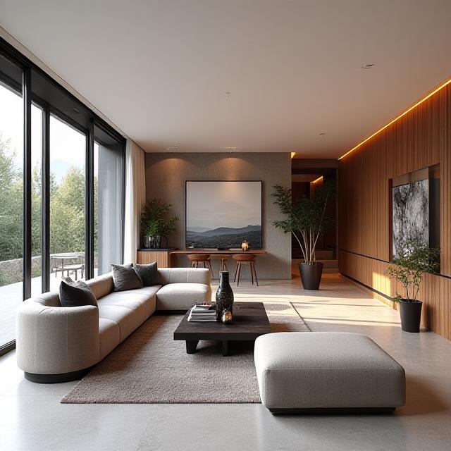 Enterijer savremenog doma na Vračaru